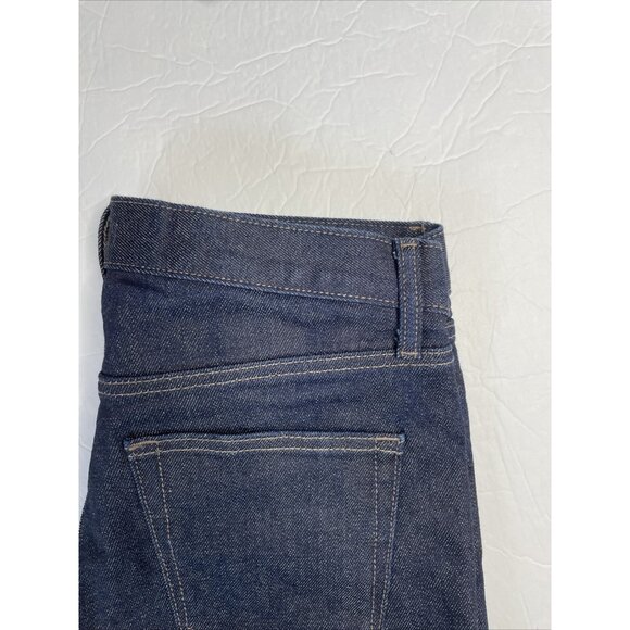 Uniqlo Jeans Mens 29x34 Dark Blue Denim Jeans Ankle Selvage Selvedge - Picture 2 of 9